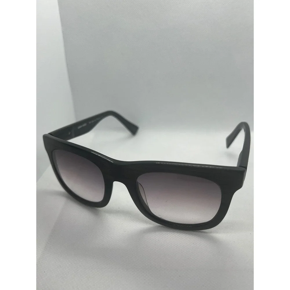Alain Mikli Sunglasses AL1348 0101‎ 4320 Black Frames Fade Lens Designer Eyewear